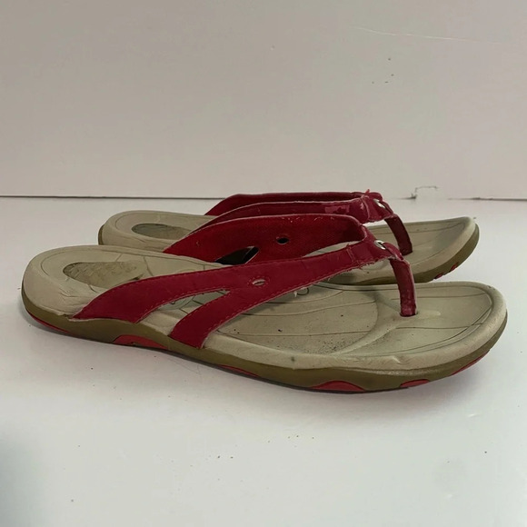 Dr. Scholl’s Women’s Red  Sandals / Flip Flops - Size 8 - Picture 1 of 7